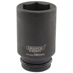 Draper Expert 3/4" Drive Deep Hexagon Impact Socket Metric - 3/4", 38mm