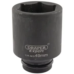 Draper Expert 3/4" Drive Deep Hexagon Impact Socket Metric - 3/4", 49mm
