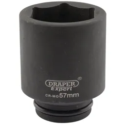Draper Expert 3/4" Drive Deep Hexagon Impact Socket Metric - 3/4", 57mm