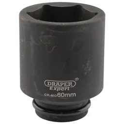 Draper Expert 3/4" Drive Deep Hexagon Impact Socket Metric - 3/4", 60mm