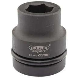 Draper Expert 1" Drive Hexagon Impact Socket Metric - 1", 23mm