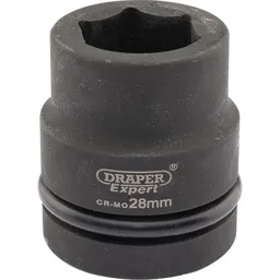 Draper Expert 1" Drive Hexagon Impact Socket Metric - 1", 28mm