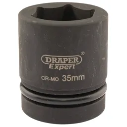 Draper Expert 1" Drive Hexagon Impact Socket Metric - 1", 35mm