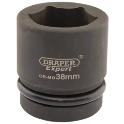 Draper Expert 1" Drive Hexagon Impact Socket Metric - 1", 38mm