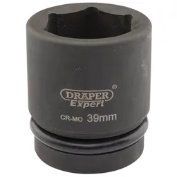 Draper Expert 1" Drive Hexagon Impact Socket Metric - 1", 39mm