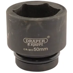 Draper Expert 1" Drive Hexagon Impact Socket Metric - 1", 50mm