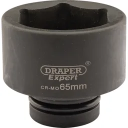 Draper Expert 1" Drive Hexagon Impact Socket Metric - 1", 65mm