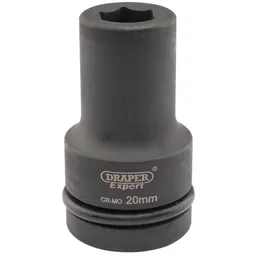 Draper Expert 1" Drive Deep Hexagon Impact Socket Metric - 1", 20mm