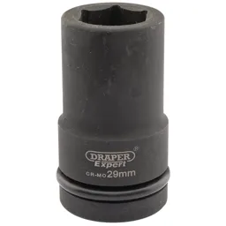Draper Expert 1" Drive Deep Hexagon Impact Socket Metric - 1", 29mm