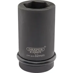 Draper Expert 1" Drive Deep Hexagon Impact Socket Metric - 1", 32mm