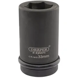 Draper Expert 1" Drive Deep Hexagon Impact Socket Metric - 1", 33mm