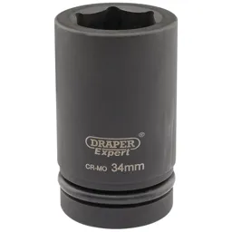 Draper Expert 1" Drive Deep Hexagon Impact Socket Metric - 1", 34mm