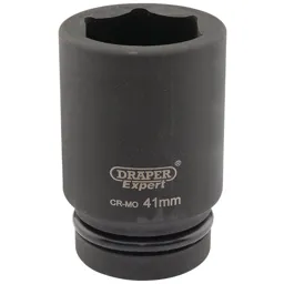 Draper Expert 1" Drive Deep Hexagon Impact Socket Metric - 1", 41mm