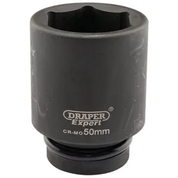 Draper Expert 1" Drive Deep Hexagon Impact Socket Metric - 1", 50mm