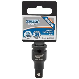Draper Expert 3/8" Drive Impact Socket Extension Bar - 3/8", 45mm