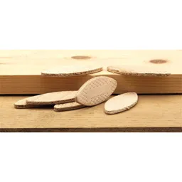 Draper Wood Jointing Biscuits - Assorted, Pack of 100