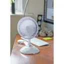 Draper FAN1B Clip On Desk Fan - 6"