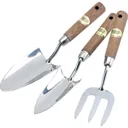 Draper Expert 3 Piece Stainless Steel Hand Fork and Trowel Set