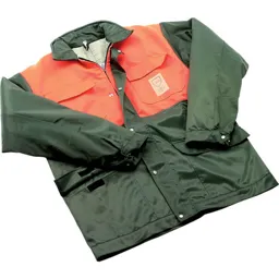 Draper Expert Chainsaw Jacket - Green / Orange, XL