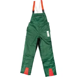 Draper Expert Chainsaw Trousers - Green / Orange, L
