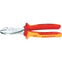 Knipex VDE Insulated High Leverage Diagonal Side Cutters - 200mm