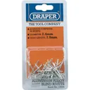 Draper Aluminium Pop Rivets - 2.4mm, 7mm, Pack of 50