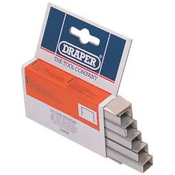 Draper Steel Staples - 8mm, Pack of 1000