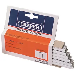 Draper Cable Staples - 14mm, Pack of 1000