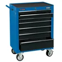 Draper 7 Drawer Tool Roller Cabinet - Blue