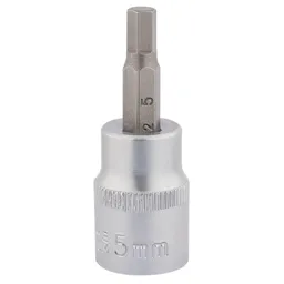 Draper Expert 3/8" Drive Hexagon Socket Bit Metric - 3/8", 5mm