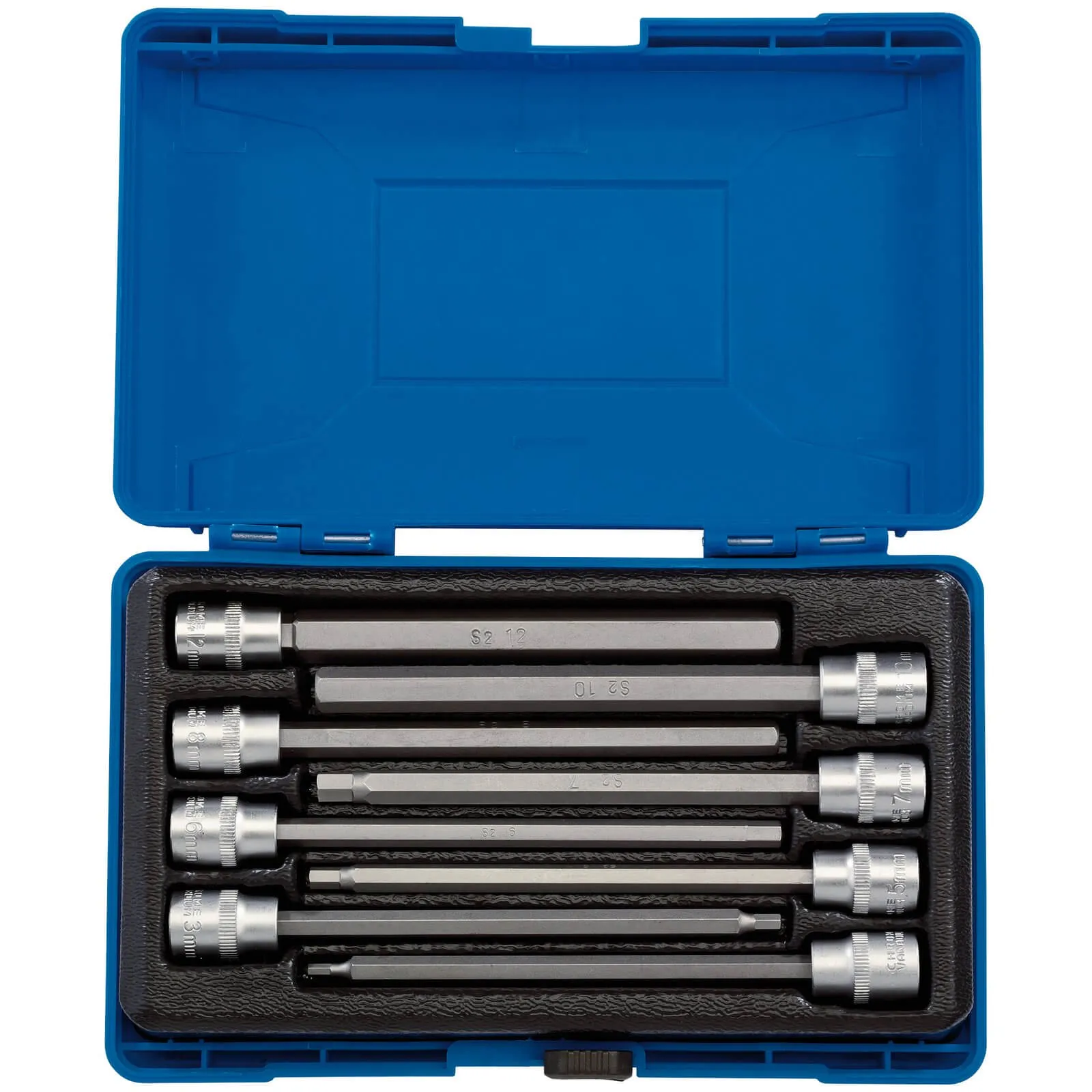 Draper 8 Piece 3/8" Drive Hexagon Socket Bit Set - 3/8", 150mm