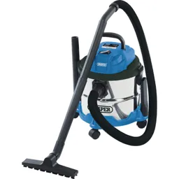 Draper 15L Wet and Dry Vacuum Cleaner 1250 Watts - 240v