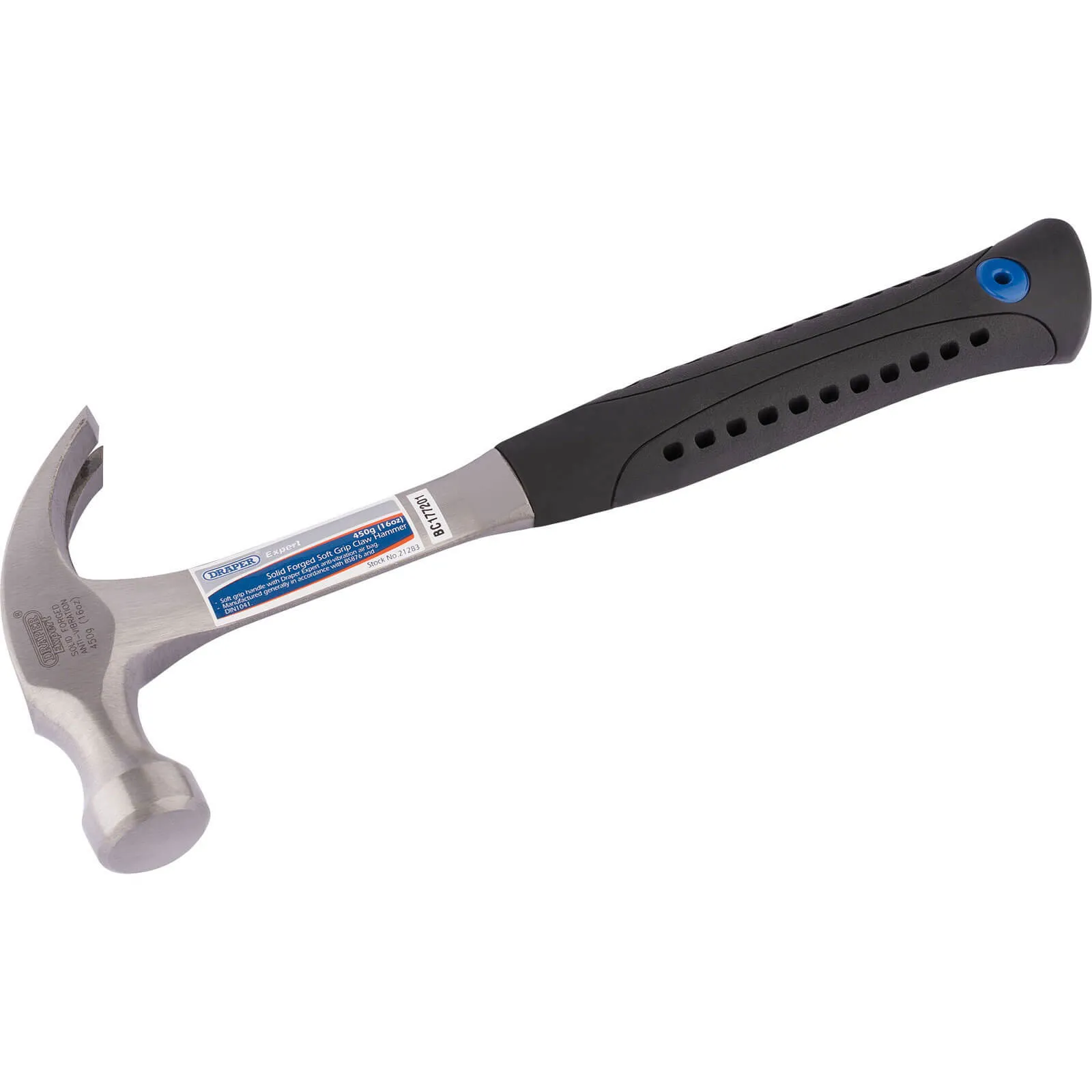 Draper Expert Solid Forged Claw Hammer - 450g