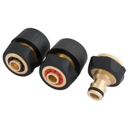 Draper 3 Piece Brass and Rubber Hose Connector Set