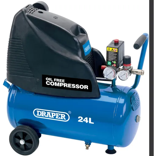 Draper DA25/169 Oil Free Air Compressor 24 Litre - 240v