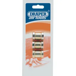 Draper PCL Parallel Union - 1/4" Bsp, Pack of 3
