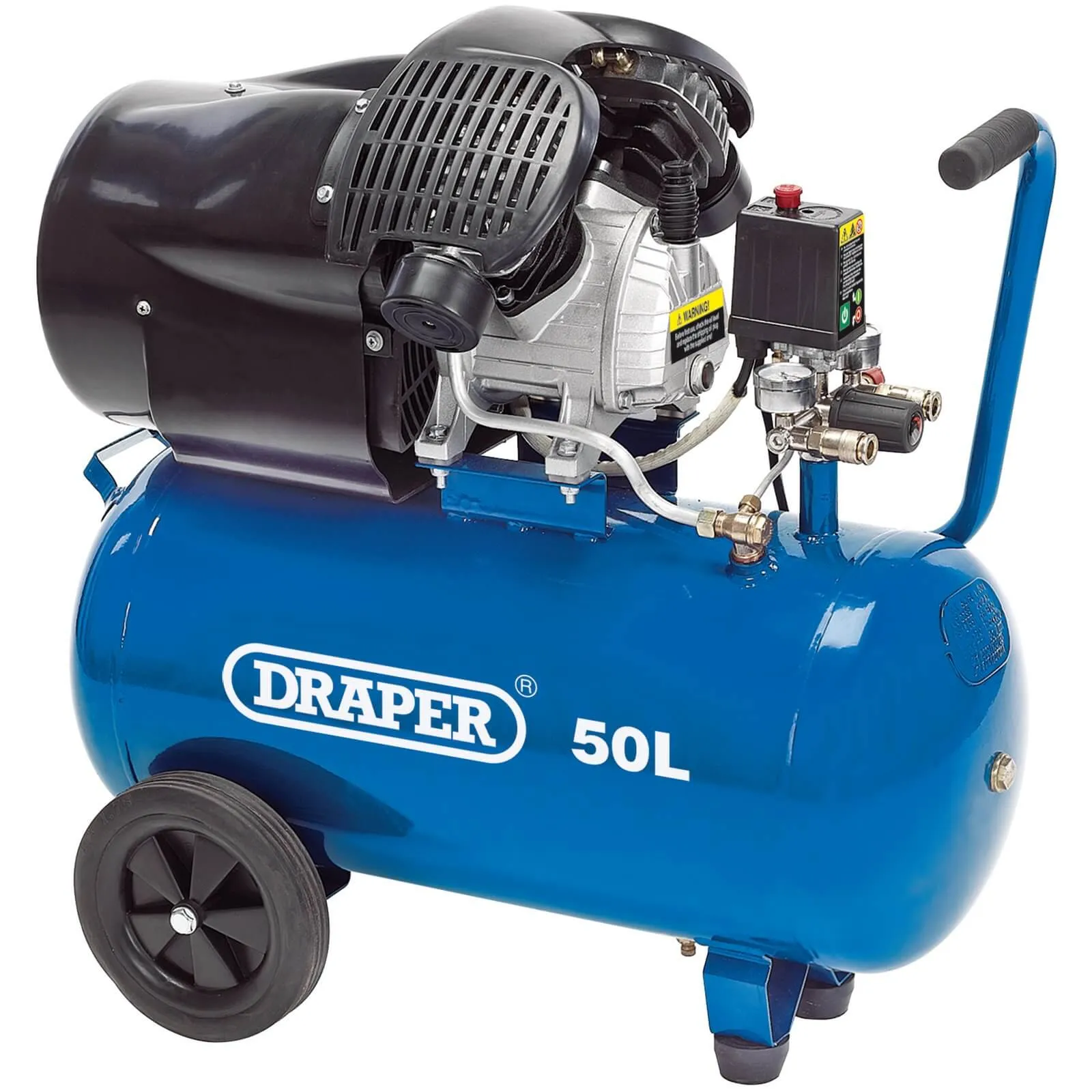 Draper DA50/412TV Air Compressor 50 Litre - 240v