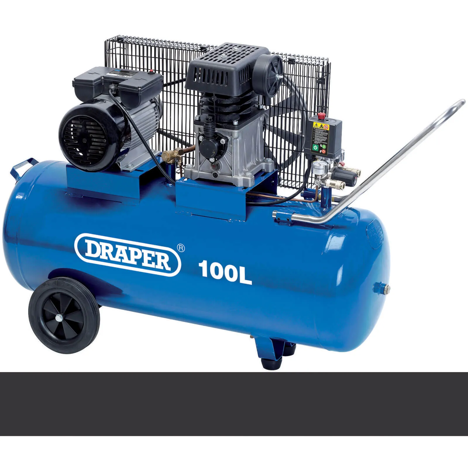 Draper DA100/330 Belt Driven Air Compressor 100 Litre - 240v