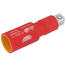 Draper 1/2" Drive VDE Fully Insulated Socket Extension Bar - 1/2", 75mm