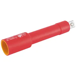 Draper 1/2" Drive VDE Fully Insulated Socket Extension Bar - 1/2", 125mm