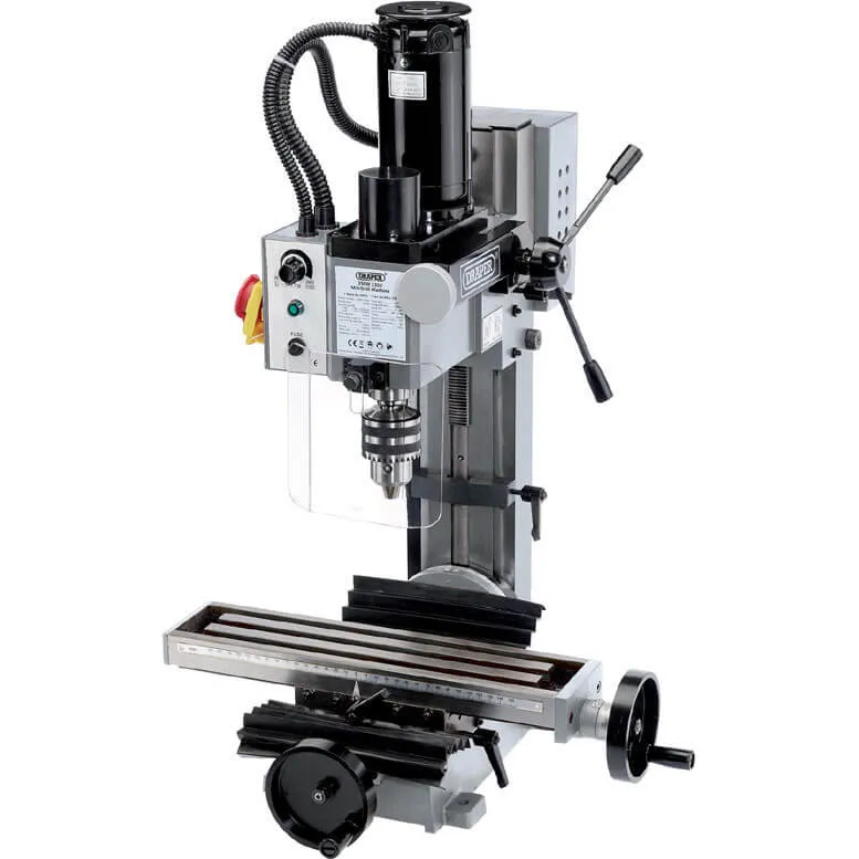 Draper MILL-170 Variable Speed Bench Mini Milling and Drilling Machine - 240v