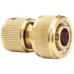 Draper Expert Brass Garden Hose Pipe Connector - 3/4" / 19mm, Pack of 1