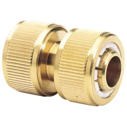 Draper Expert Brass Hose Pipe Repair Connector - 3/4" / 19mm, Pack of 1