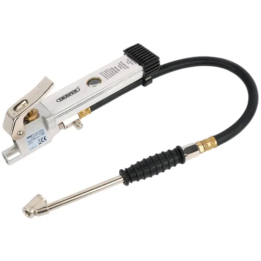 Draper Twin Open Ended Push on Connectors Air Tyre Inflator