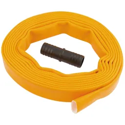 Draper Layflat Hose and Connection Adaptor - 25mm, 5m
