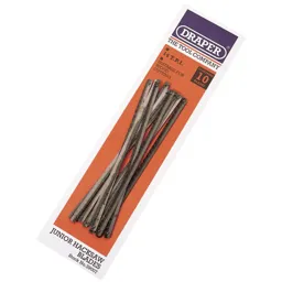 Draper Wood Cutting Junior Hacksaw Blades - 6" / 150mm, 14tpi, Pack of 10