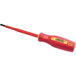 Draper VDE Insulated Parallel Slotted Screwdriver - 5mm, 125mm