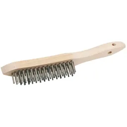 Draper Stainless Steel Scratch Wire Brush - 4 Rows