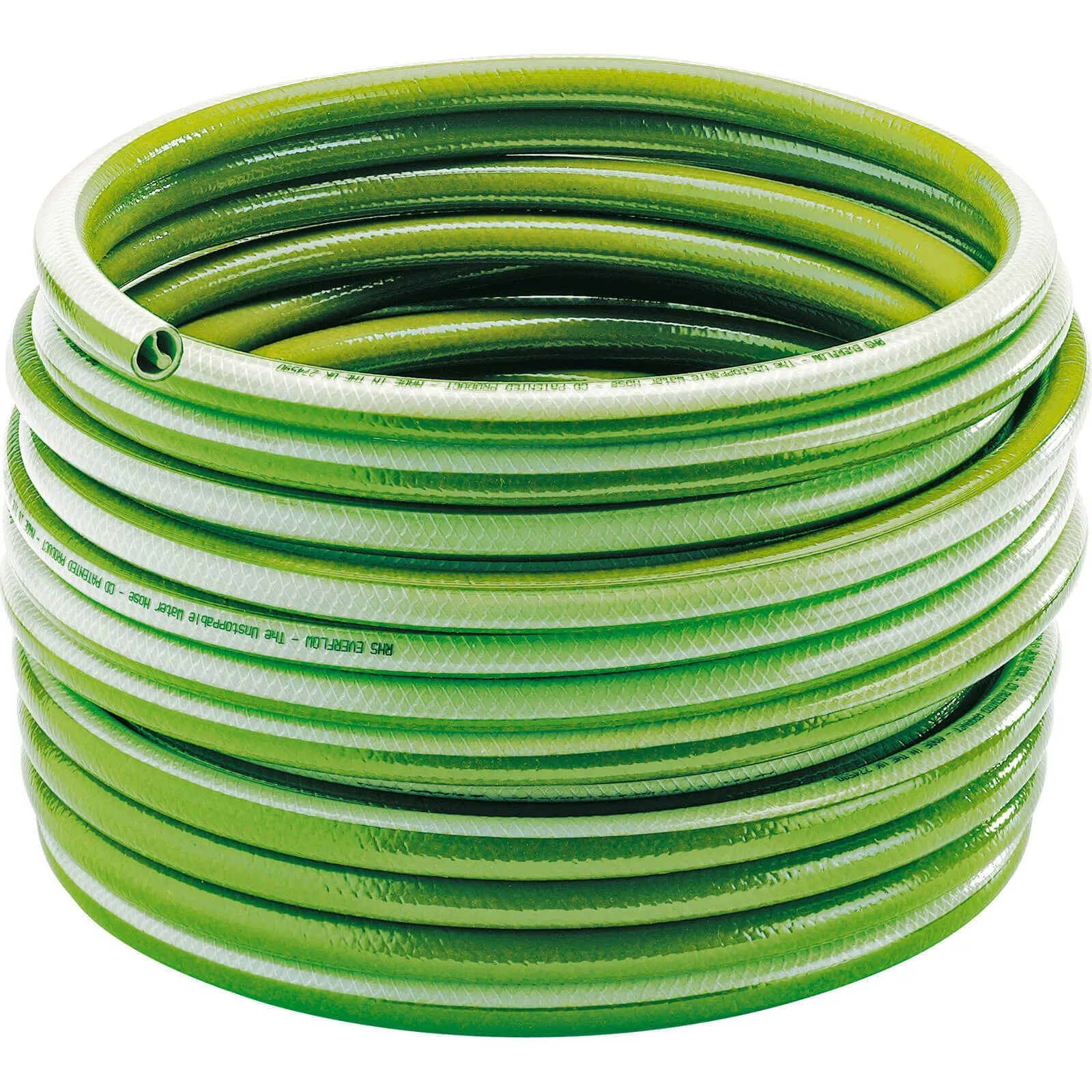 Draper Everflow Yellow Watering Hose - 1/2" / 12.5mm, 25m, Green