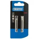 Draper Slotted Screwdriver Bit - 4.5mm, 50mm, Pack of 2